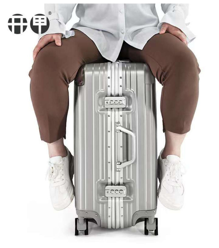 New Latest Travel Suitcase ABS+PC Universal Wheel Zipper Trolley Box Dragging Leather Box Code Box Bagasi Grosir