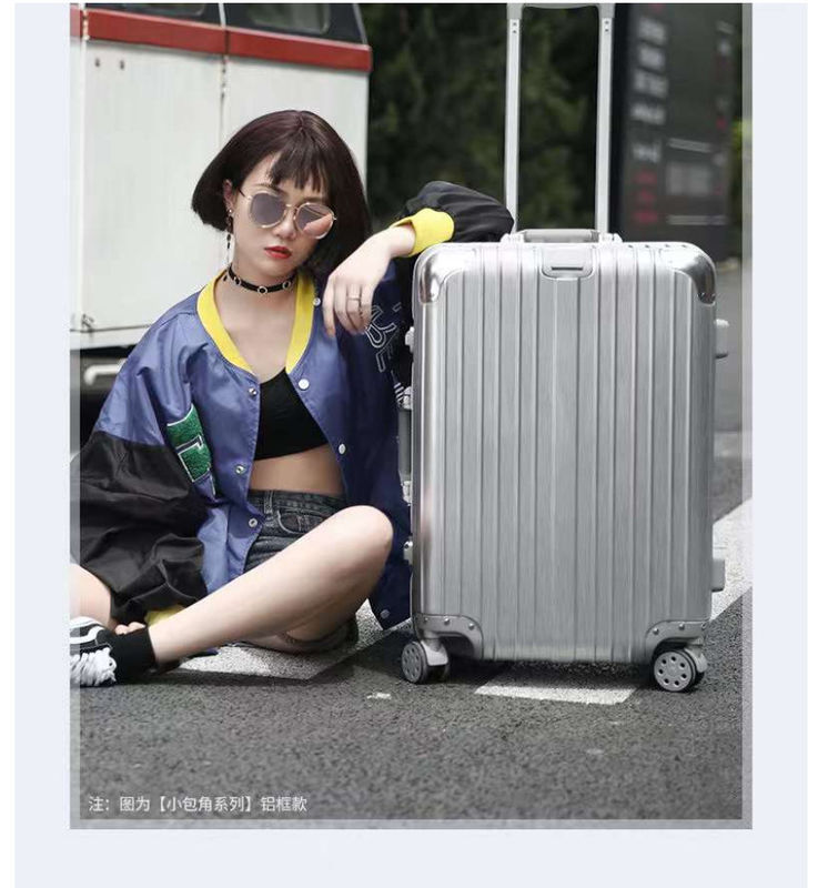 New Latest Travel Suitcase ABS+PC Universal Wheel Zipper Trolley Box Dragging Leather Box Code Box Bagasi Grosir
