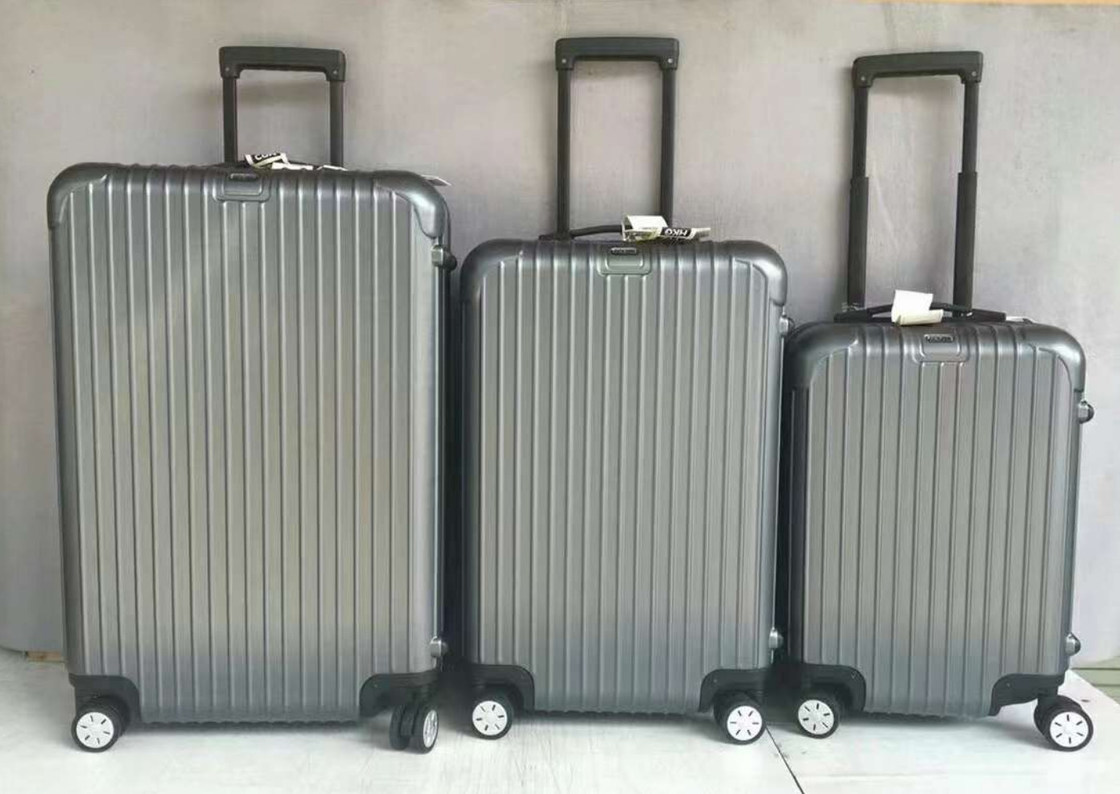 Custom Expandable ABS Hardshell 3pcs Clearance Baggage Ringan Koper tahan lama Set Spinner Roda Koper Dengan TS