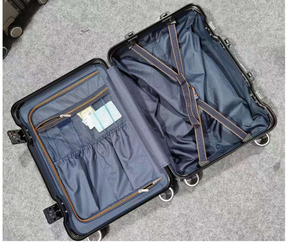 Smart Carry-On ABS Baggage Soft Handle 20'24'28 Trolley Valise De Voyage Dengan Roda Kasus Bagasi Logo Khusus