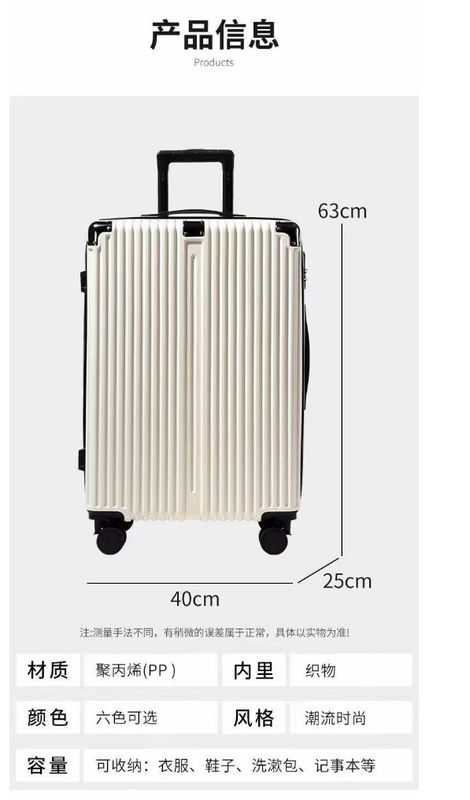 3 Pcs Kapasitas Besar Trolley Ringan Hard Shell Set koper Tas Perjalanan Sampel Bagasi 3pcs Set koper