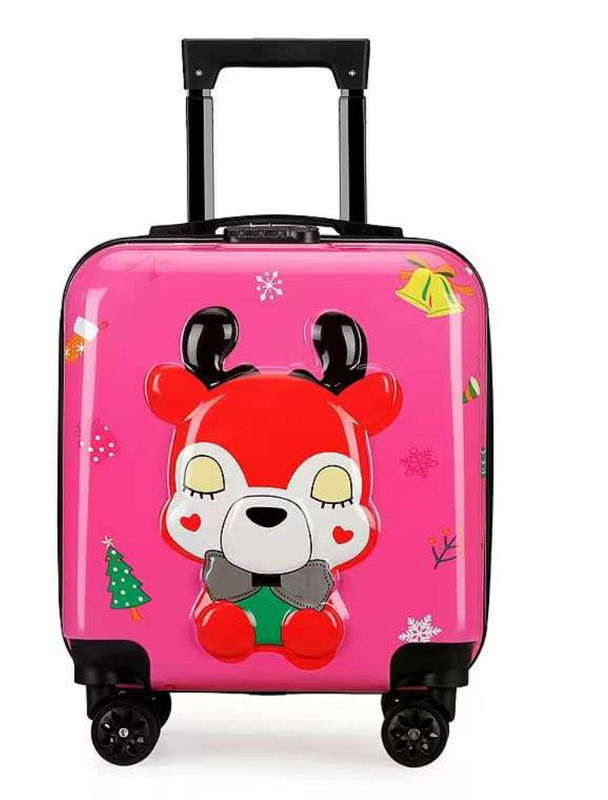 Grosir Hot Sale Desain Disesuaikan Kartun Anak-anak yang Dapat Dipisahkan Trolley Tas Baju Sekolah Untuk Anak-anak Dengan Roda