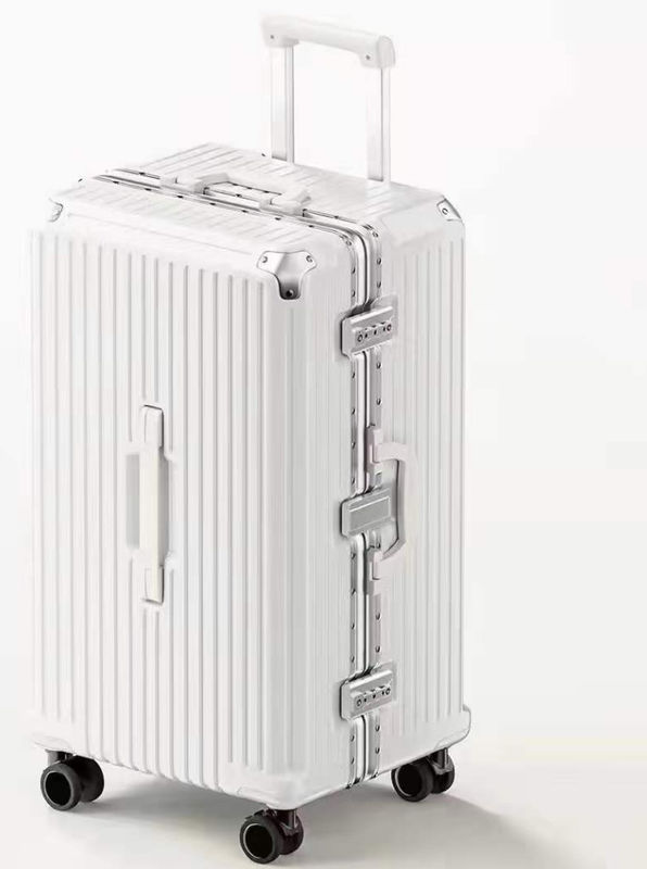 Pabrik Pemasok Multifungsi Kerangka Aluminium Kothak Bagasi Keranjang koper TSA Kunci Kothak Bagasi Dengan USB Socket Cup