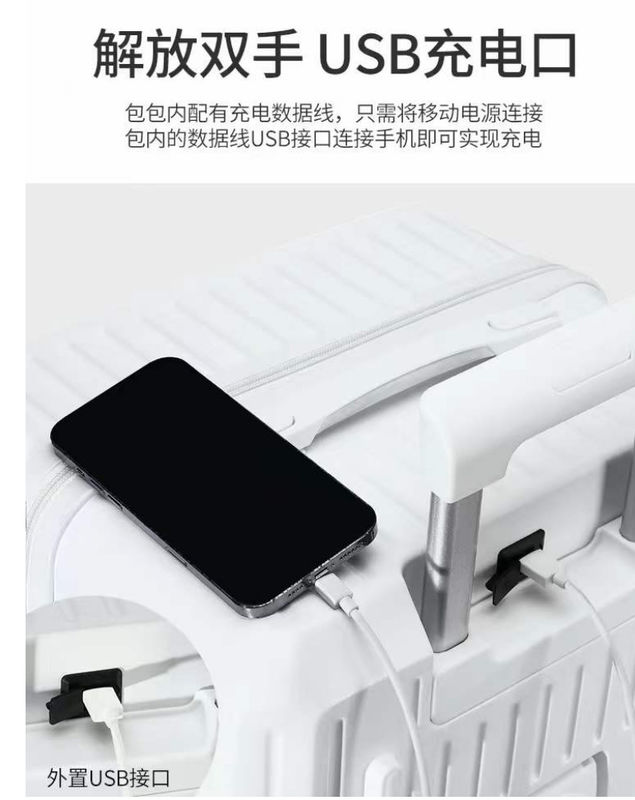 Pabrik Desain Baru Grosir Koper Kapasitas Besar Bawa Pada Bagasi PC ABS Hard Shell Spinner Roda Kombinasi Kunci