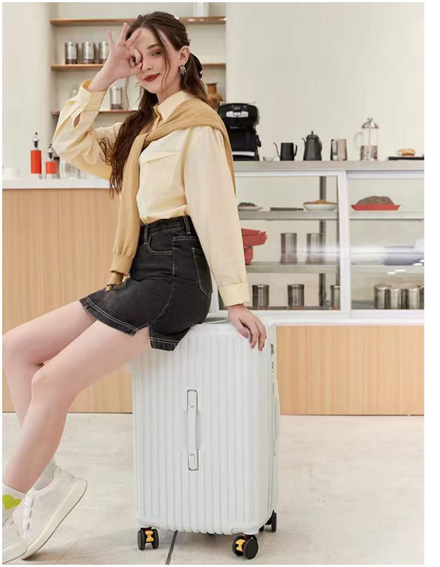 Pabrik Desain Baru Grosir Koper Kapasitas Besar Bawa Pada Bagasi PC ABS Hard Shell Spinner Roda Kombinasi Kunci