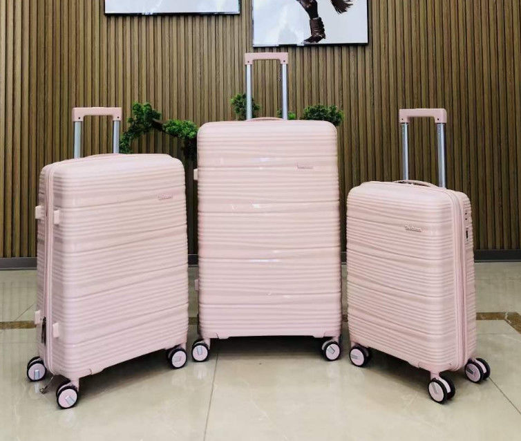 Pabrik Jual Langsung 4 Pcs Baju Bawa On Bagasi Trolley Tas Perjalanan PP Bagasi Set Dengan Tas