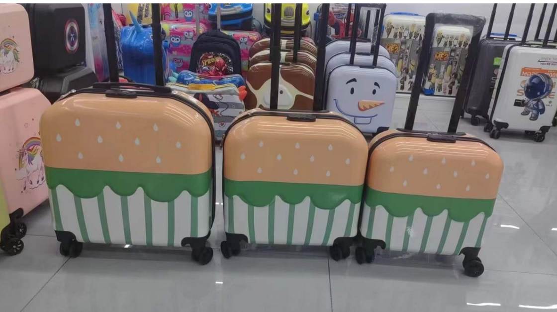 Kartun Kasus Trolley Anak-anak 18 Inci Koper Kecil Hewan 3D Baju Mahasiswa Tiga Dimensi