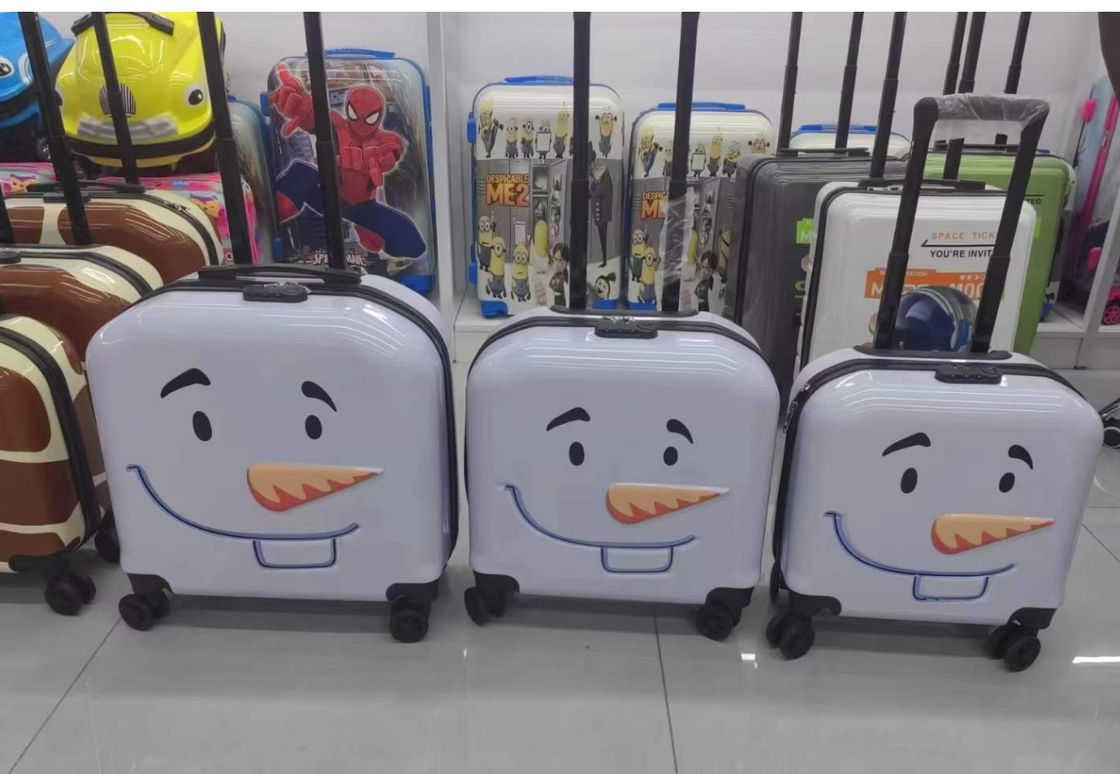 Desain baru 18inches Universal Wheel Trolley Box Fashion Anak Kartun Trolley Box Cute 3D Stereo Boarding Box Hadiah