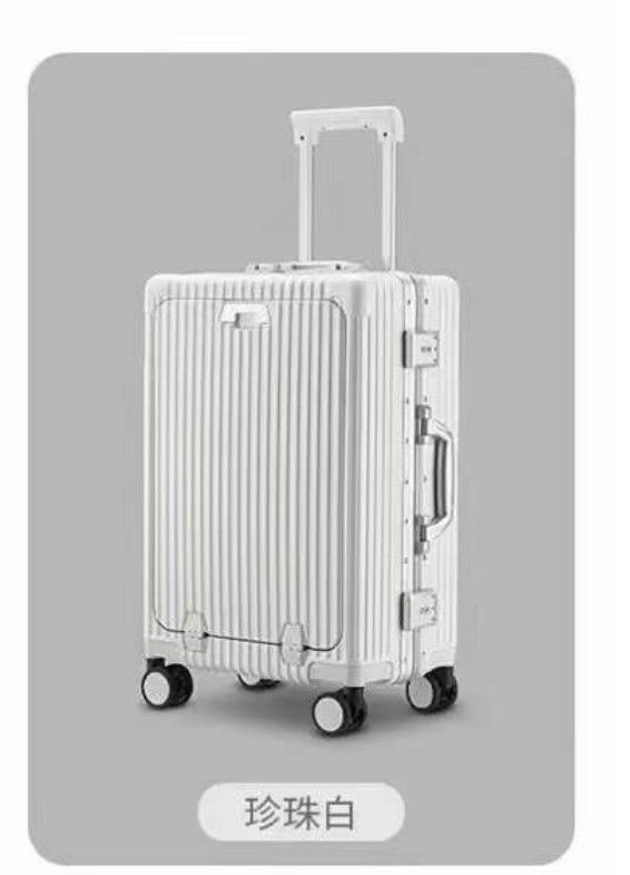 Best Selling Custom Durable Trolley Case ABS Baju depan terbuka ganda terbuka Bawa pada bagasi