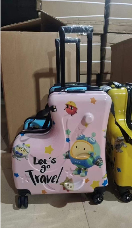 Paw Patrol 20 Inch Trolley Case Baru Pria Dan Wanita Anak-anak Bisa Menunggang Kode Kartun Aluminium Trolley Case Travel Bagasi