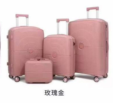 Fashion Bagasi Perjalanan Grosir 3 Piece PP Spinner Baju Koper Bagasi awet Kasus Multiply Warna Pp Set