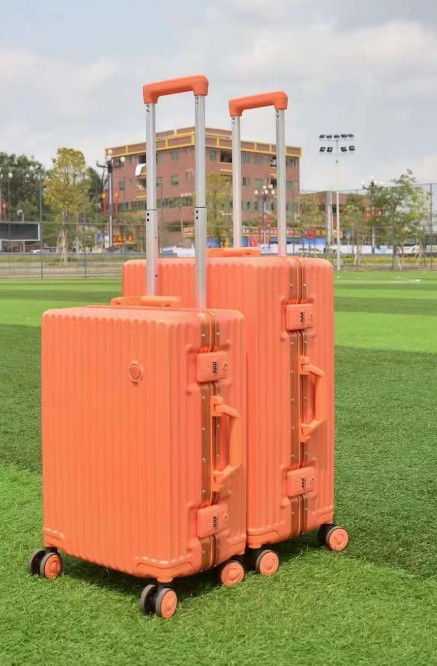 High-End Custom Travel Baggage Sets 20' 24' 28' ABS PC Aluminium Suitcase Bagasi Bisnis Check-In