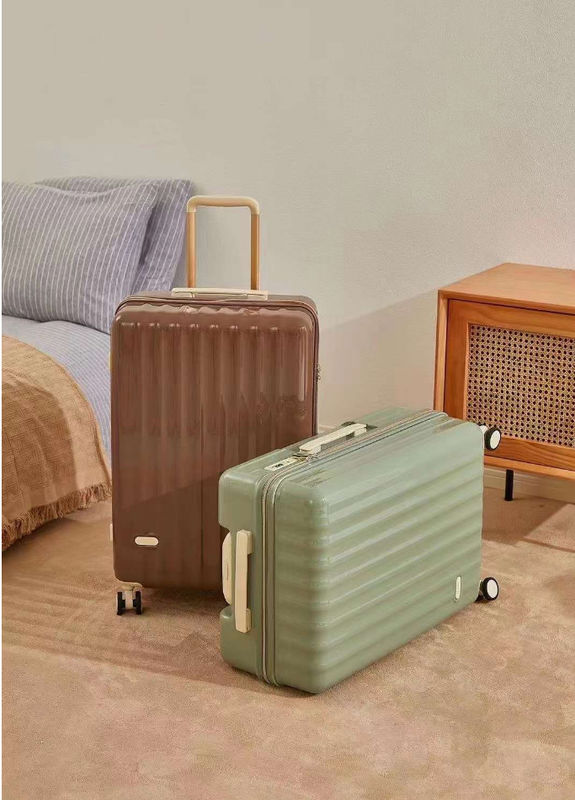 Unisex Rolling Baggage Cabin Holiday Suitcase Set Pasangan Perjalanan Anti-Jatuh Password Package Outing Bawa Pada Bagasi