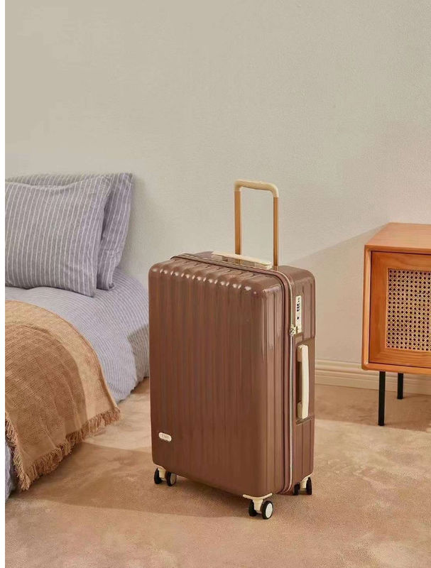 Rose Gold Cute Trunk For Girls Travel Baggage Baggage Bisnis Besar Dicek Lengkap Lipat Dengan Tsa Disetujui Kunci Koper