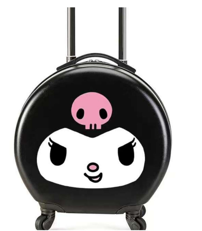 18 Inci Baju Bawa On Wheels Travel Rolling Baggage Anak-anak Bundar Bagasi Kabin Trolley Tas Cute Kasus kecil