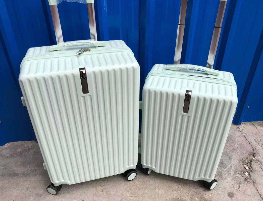 Sampel Gratis Harga Pabrik Kualitas Tinggi tahan lama ABS + PC Trolley Baju Hard Shell Spinner Bagasi Baju Perjalanan Dengan