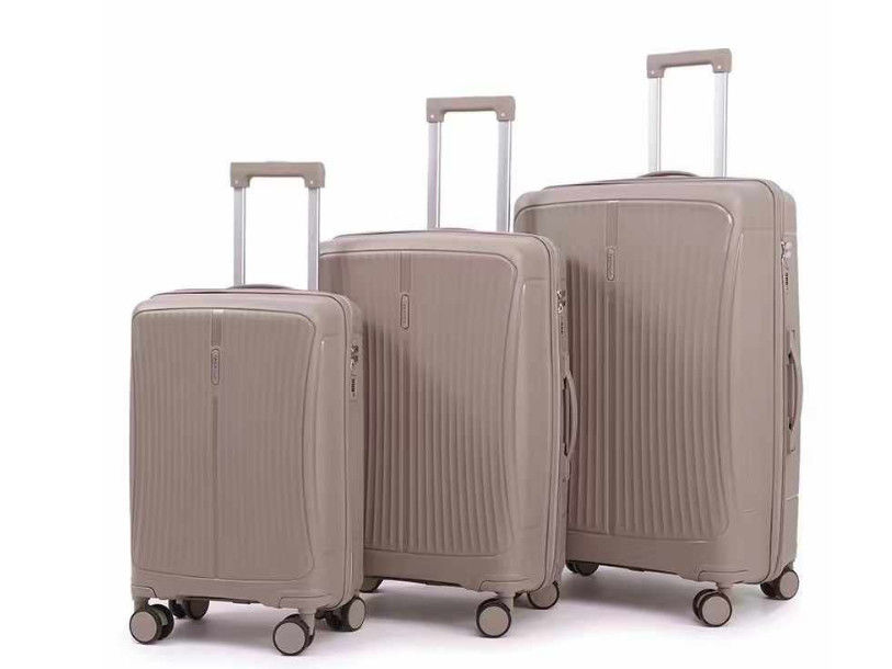 Grosir PP tas bagasi Set 3 pcs tas bagasi Pria Wanita 20 24 28 Inci Tas Trolley Spinner Kasus