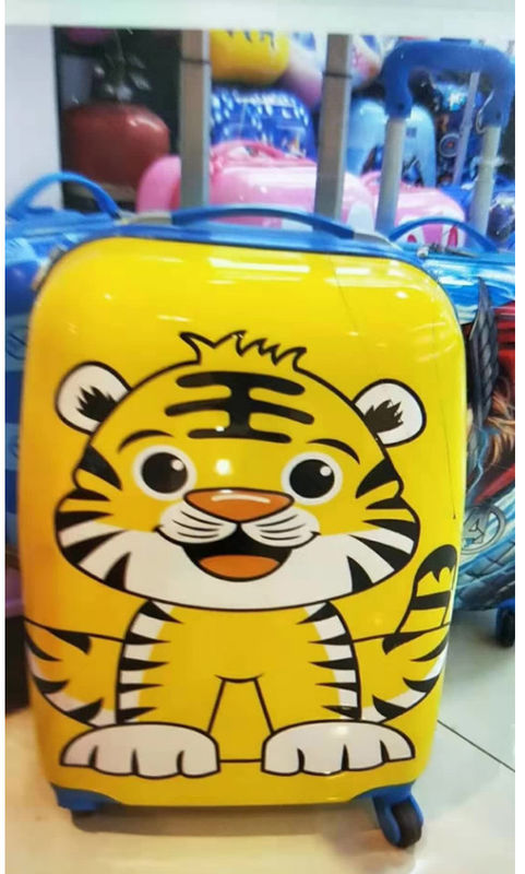 Grosir Grosir Guangzhou Anak-anak Koper Perjalanan Kotak Karikatur Kualitas Tinggi Cetak Skuter Koper Anak-anak Fashion Anak-anak Bagasi
