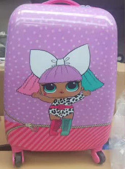 Koper mini dengan pegangan yang lembut Perjalanan Unicorn Koper pada Roda Bagasi Hello My Kitties Koper untuk Anak-anak