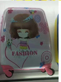Unisex 18inch Custom Print Kids Trolley Hard Case Baggage Spinner Wheel Kids Suitcase Baggage dengan Spinner Caster